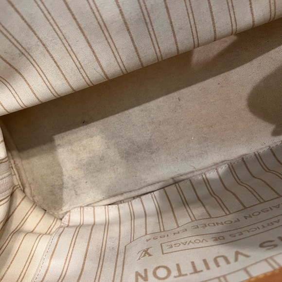 Louis Vuitton // neverfull MM bag Damier Azur - Picture 9 of 9